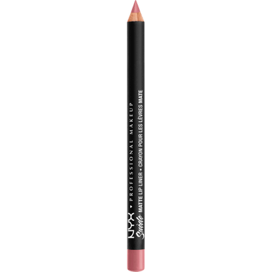 Nyx Professional MakeUp Crayon à Lèvres Suède Mat 9 Thé et Biscuits, 1 g