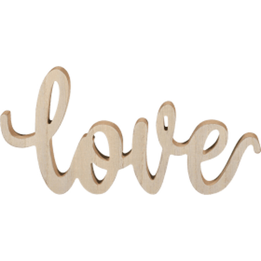 Paradies Wooden inscription Love and Mr. & Mrs., 1 pc