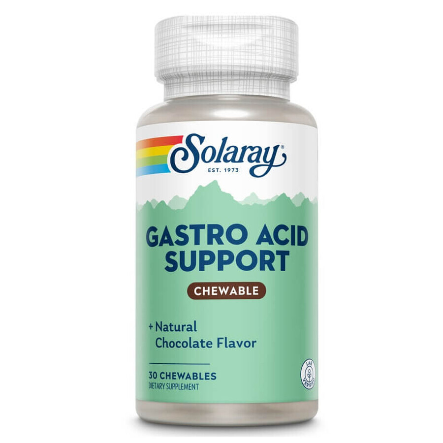 Gastro Acid Support goût chocolat, 30 comprimés à croquer, Secom
