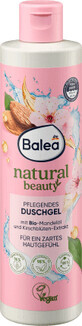 Gel doccia Balea Natural Beauty Extract con olio di mandorle e fiori di ciliegio, 250 ml