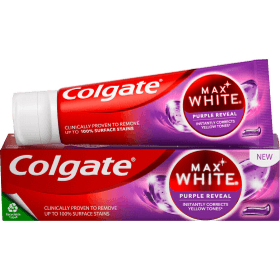 Dentifrice Colgate Purple Max White, 102 g