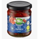 DmBio Poivrons rouges à l'huile, 170 g