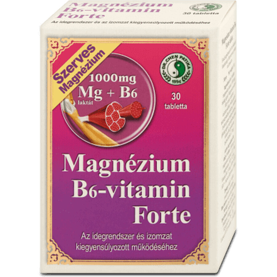 Chen Magnésium + Vitamine B6 Comprimés forts, 60 comprimés
