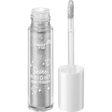 Trend it Up Liquid Eye Shadow Shine Bright Silver, 5,44 g