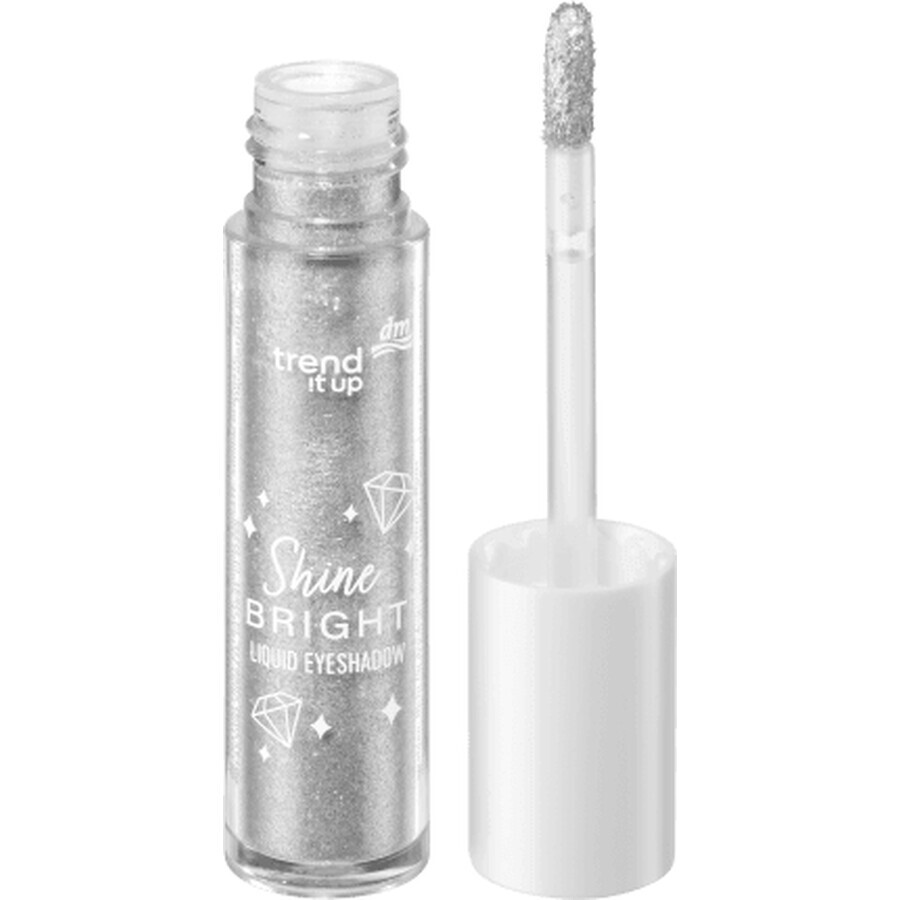 Trend it Up Liquid Eye Shadow Shine Bright Silver, 5,44 g