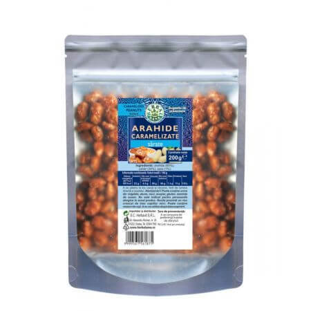 Gesalzene karamellisierte Erdnüsse, 200 g, Herbal Sana