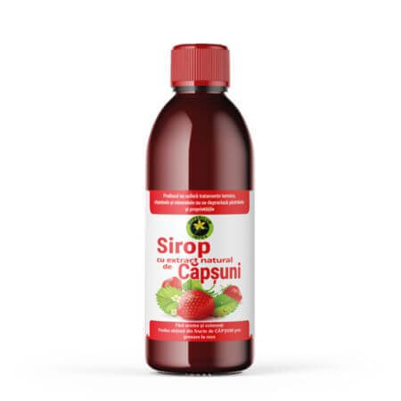 Sirop de fraise avec sucre, 50 ml, Hypericum