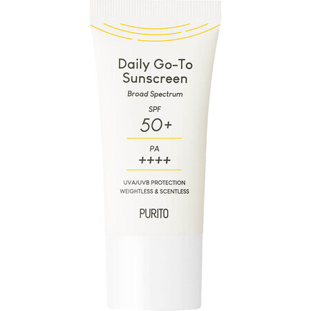 Crema de fata pentru protectie solara cu SPF 50+ PA++++ Daily Go-To, 15 ml, Purito