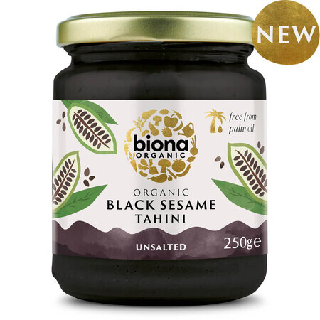 Tahini al sesamo nero biologico, 250 g, Biona