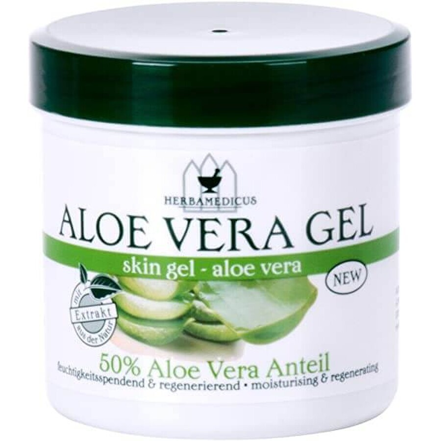 Gel con estratto di aloe vera, 250 ml, Herbamedicus