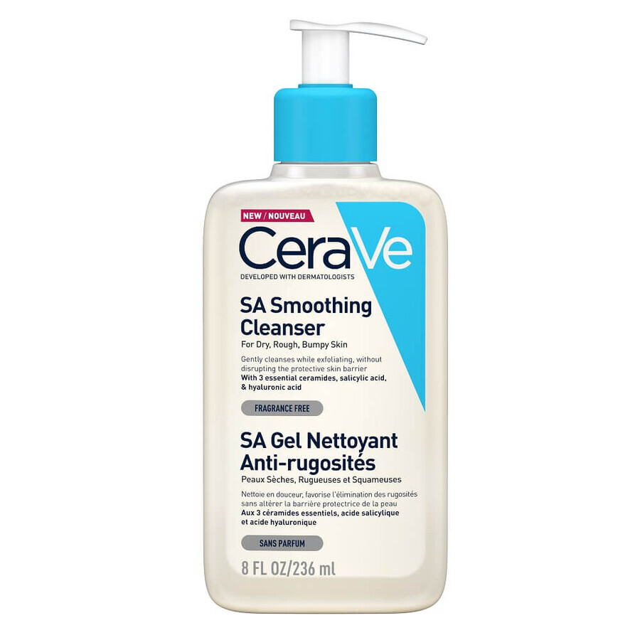 CeraVe SA Detergente Levigante Per Pelli Molto Secche, Ruvide e Screpolate, 236 ml recensioni