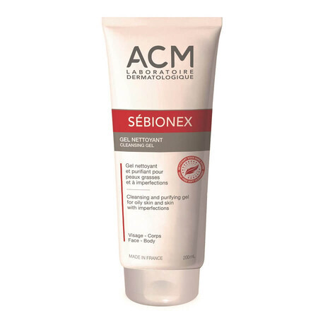 Gel de curățare purifiant Sebionex, 200 ml, Acm