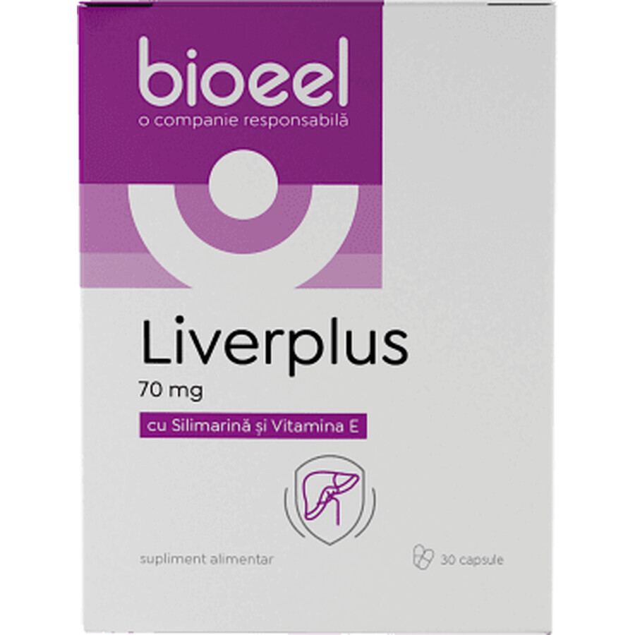Bioeel Liverplus 70 mg, 30 gélules