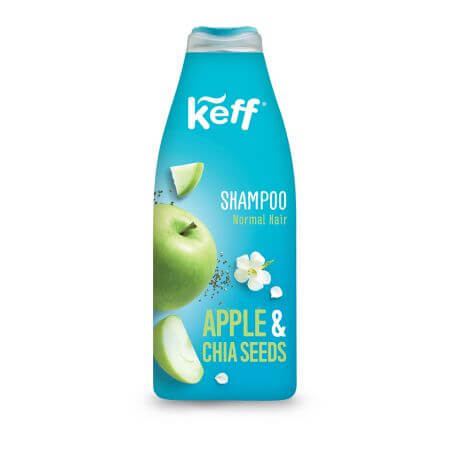 Shampoo for normal hair, 500 ml, Apple and Chia Seeds, Keff