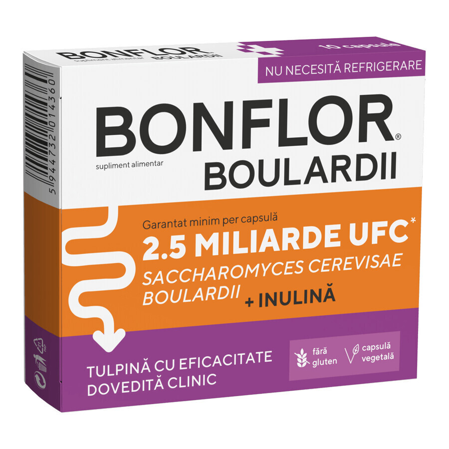 Bonflor Boulardii, 10 Kapseln, Fiterman