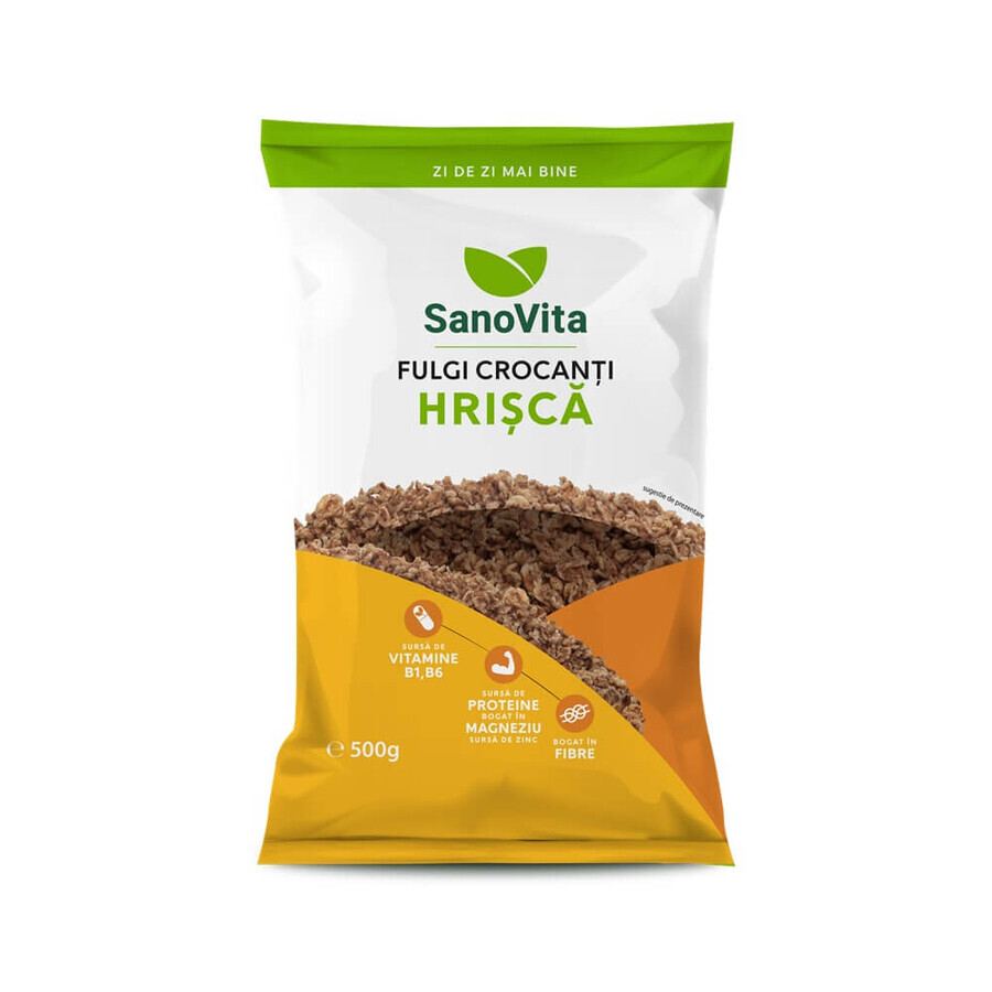 Flocons de sarrasin croustillants, 500 g, Sanovita