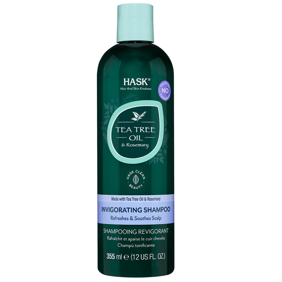 Tea Tree Oil toning shampoo, 355 ml, Hask