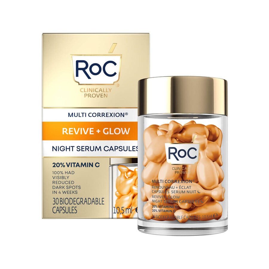 Multi Correxion Revive+Glow Vitamin C Face Serum, 30 pièces, RoC