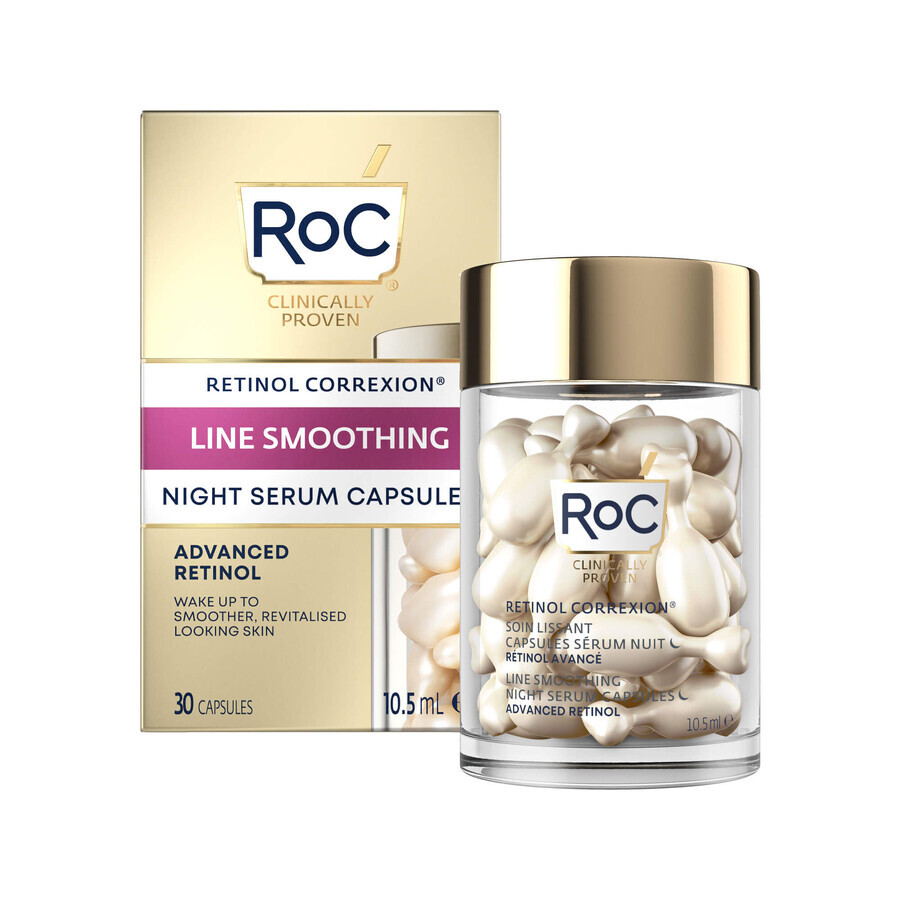 Retinol Correxion Line Smoothing Face Serum, 30 pièces, RoC