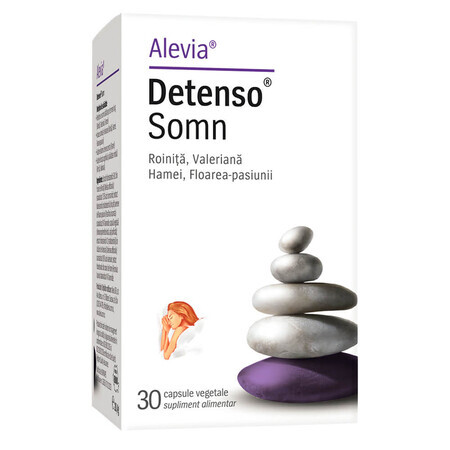 Complément contre les troubles du sommeil Detenso Sleep, 30 gélules, Alevia