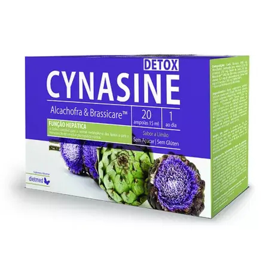 Cynasine Detox, 20 ampoules x 15 ml, Dietmed 