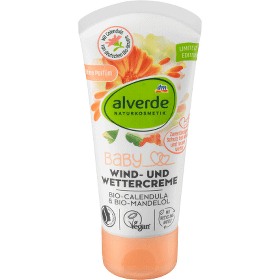 Alverde BABY Crema de caléndula para niños, 50 ml