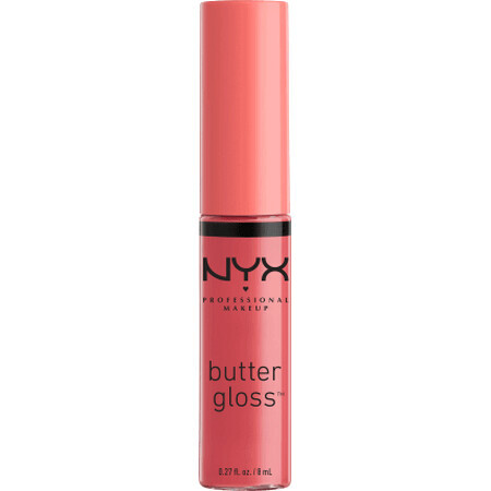 Nyx Professional MAKEUP Brillant à lèvres Butter Gloss 15 Angel Food Cake, 8 ml