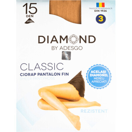 Diamant Dres classic black 15 den, 1 pc