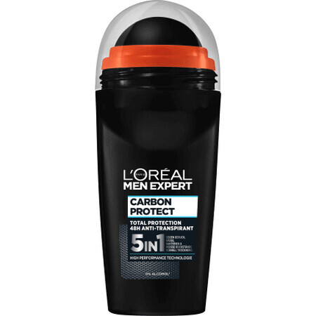 Loreal MEN CARBON PROTECT Deodorante roll-on, 50 ml