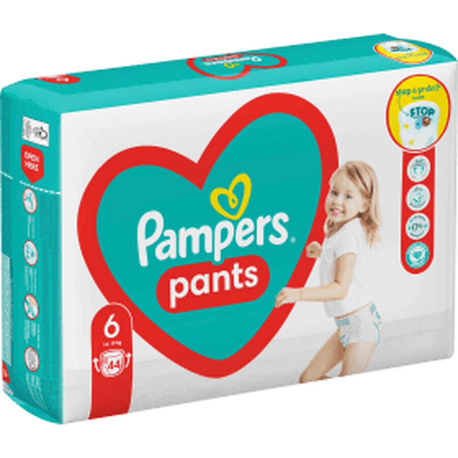 Pannolini Pampers Pants numero 6, 14-19 kg, 44 pz