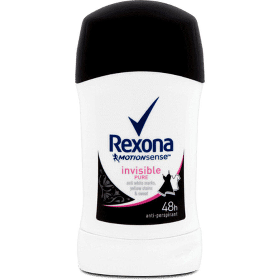 Rexona Déodorant stick Invisible Pure, 40 ml