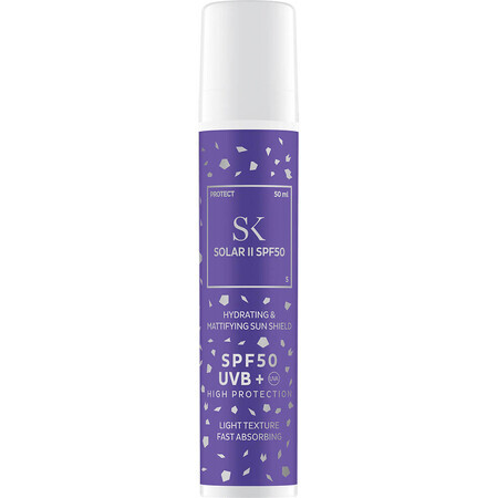 Crème fluide pour le visage avec SPF 50 Solar II, 50 ml, Skintegra