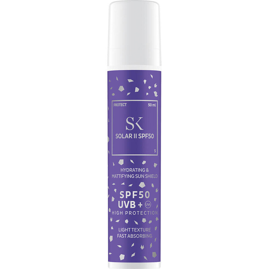 Flüssige Gesichtscreme mit SPF 50 Solar II, 50 ml, Skintegra