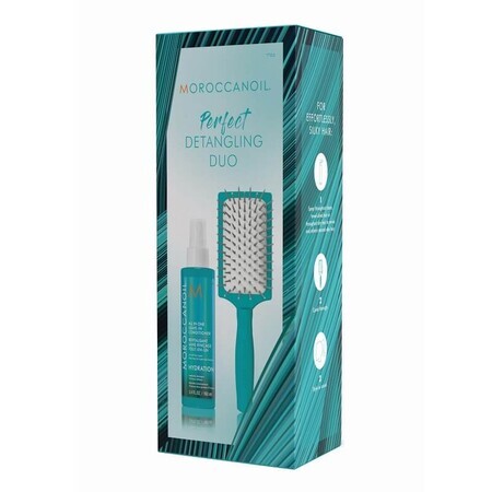 Kit d'après-shampoing tout-en-un 160 ml, mini-brosse en céramique, Moroccanoil