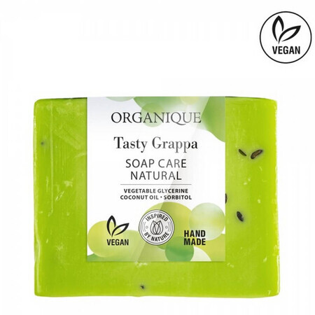 Tasty Grappa Nutritive Seife mit Trauben, Pfirsichen und Ananas, 100 g, Organique