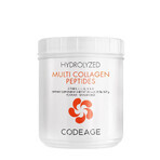 Codeage Hydrolyzed Multi Collagen - 5 tipi di peptidi di collagene, collagene idrolizzato da 5 fonti sotto forma di peptidi, senza sapore, 567 g, GNC