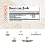 Codeage Collagen Vitamin C+, Hydrolyzed Collagen mit Vitamin C und Hyaluronsäure, 283 g, GNC