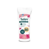 Tampons nettoyants ronds en coton biologique, 70 pièces, Tadam