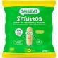 Smilitos Organic Puffs avec huile d&#39;olive, banane et pomme, +8 mois, 25 g, Smileat