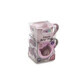 Set de 2 mugs pour enfants avec design d&#39;int&#233;rieur, ours, rose et violet, Honey
