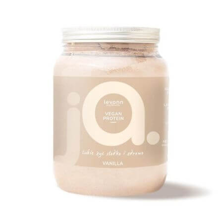 Levann Protein Shake végétalien aromatisé à la vanille, 500 g, Foods by Ann