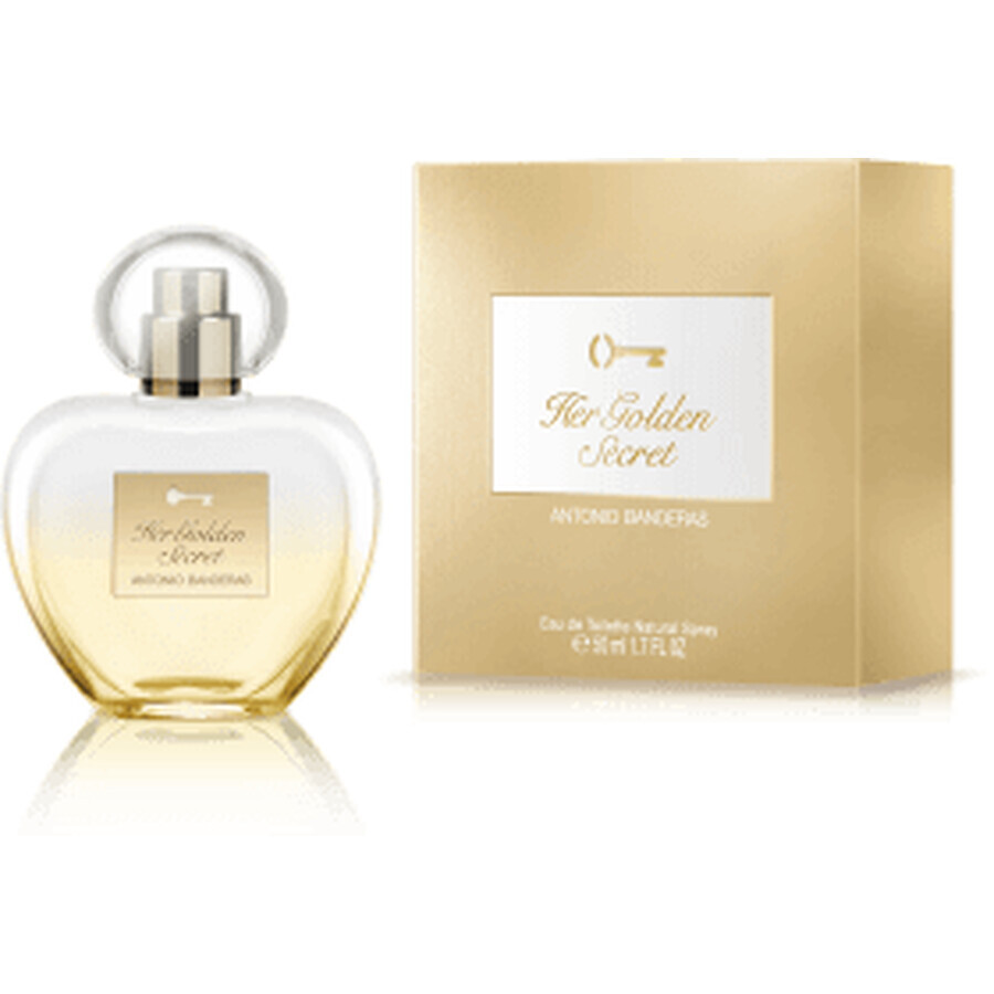 Antonio Banderas Apa de toaleta femei golden secret, 50 ml