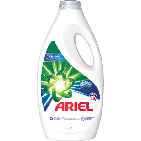 Ariel Mountain Spring Flüssigwaschmittel 40 Waschgänge, 2 l