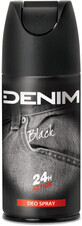 Denim D&#233;odorant spray noir, 150 ml