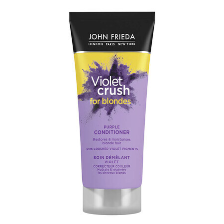 Revitalisant à base de pigments violets Violet Crush pour cheveux blonds, 75 ml, John Frieda