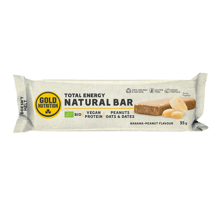 Natürlicher Bio-Bananen-Erdnuss-Protein-Riegel, 35 g, Gold Nutrition