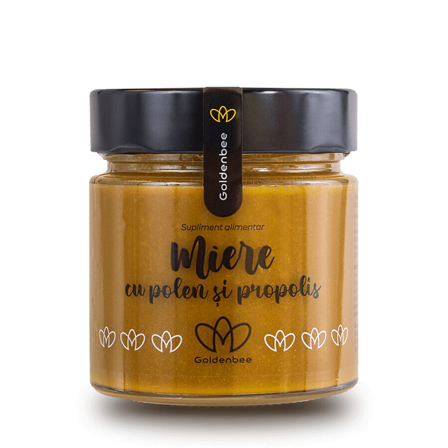 Miel avec pollen et propolis, 250 g, Goldenbee