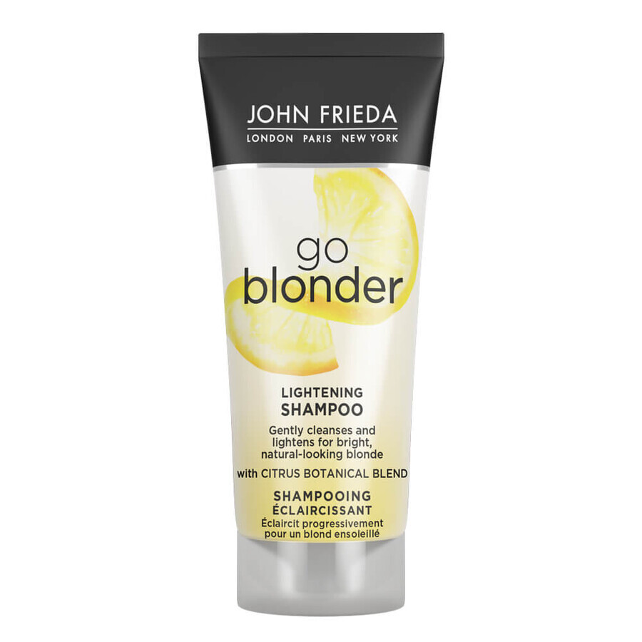 Shampooing illuminant Go Blonder pour cheveux blonds, 75 ml, John Frieda