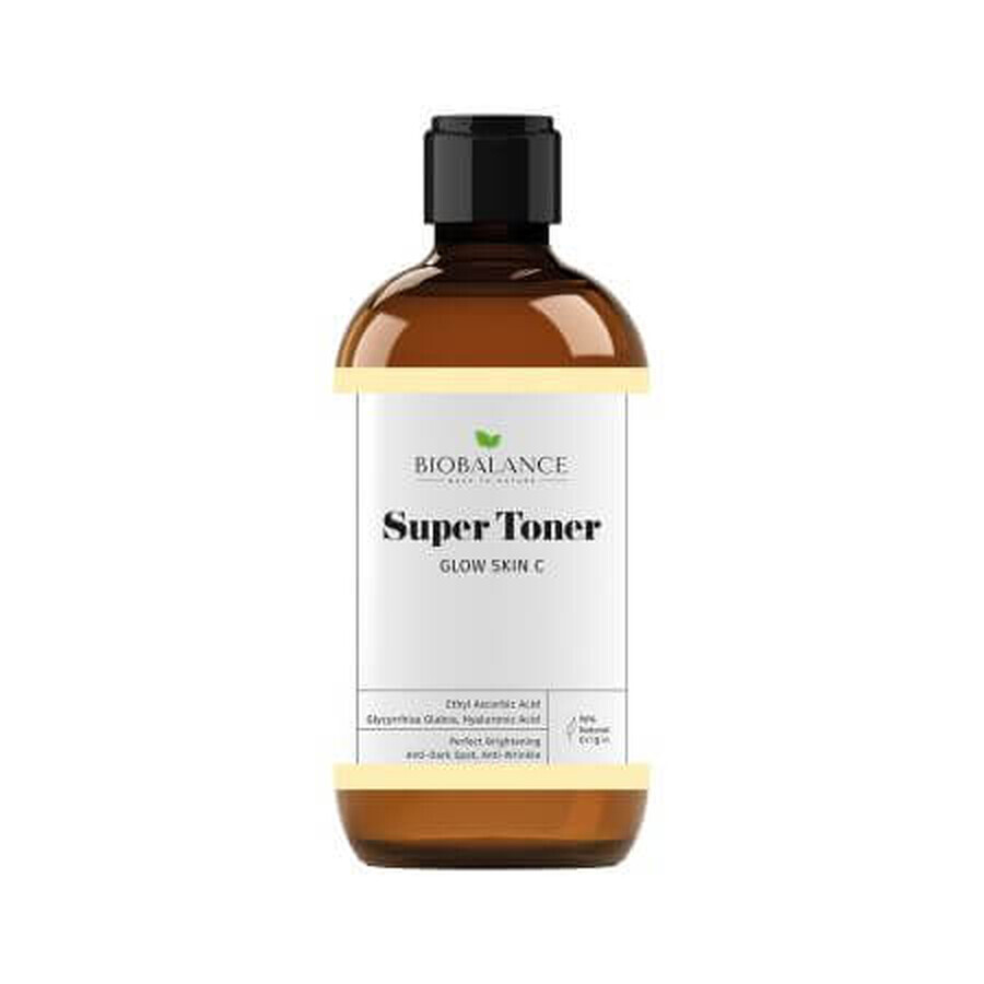 Super Glow Skin C Toner, anti-rides et éclaircissant, 250 ml, Bio Balance