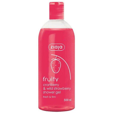 Gel douche Fruity Wild Strawberry and Cherry, 500 ml, Ziaja